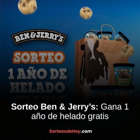 Sorteo Ben & Jerry’s 2025: Gana 1 año de helado gratis (España)