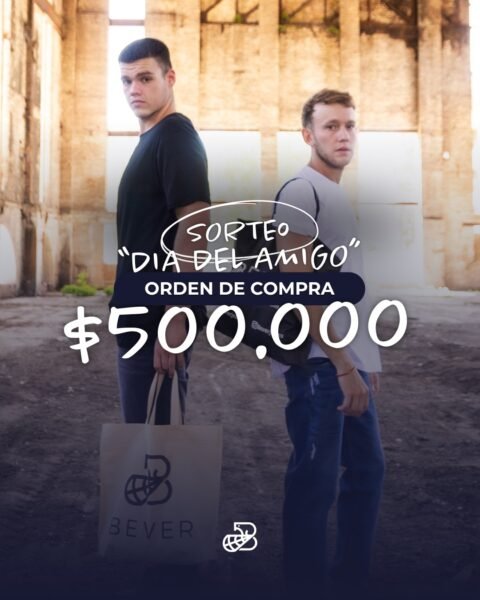Sorteo Bever Jeans Día del amigo 2025: Gana una orden de compra de $500.000 (Argentina)