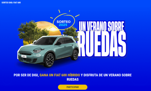 Sorteo DIGI 2025: Gana un Fiat 600 Híbrido (España)