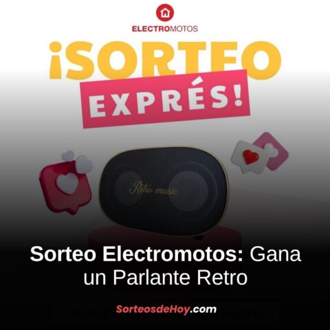 Sorteo Electromotos 2025: Gana un parlante Retro Music (Paraguay)