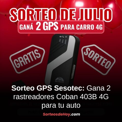 Sorteo GPS Sesotec 2025: Gana 2 rastreadores Coban 4G para tu vehículo (Ecuador y Colombia)