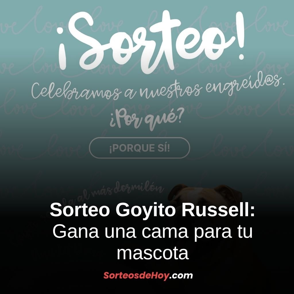Sorteo Goyito Russell 2025: Gana una cama Lit Dona para tu mascota (Perú)