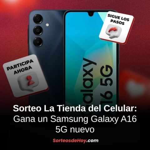 Sorteo La Tienda Del Celular 2025: Gana un Samsung Galaxy A16 5G (Colombia)