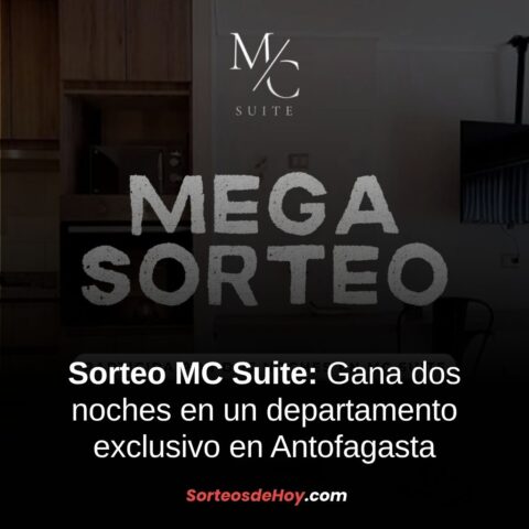 Promo MC Suite 2025: Gana dos noches en un departamento exclusivo en Antofagasta (Chile)