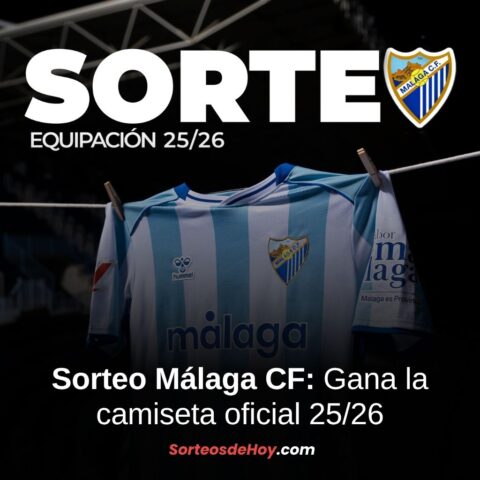 Sorteo Málaga CF 2025: Gana la camiseta oficial 25/26 (España)