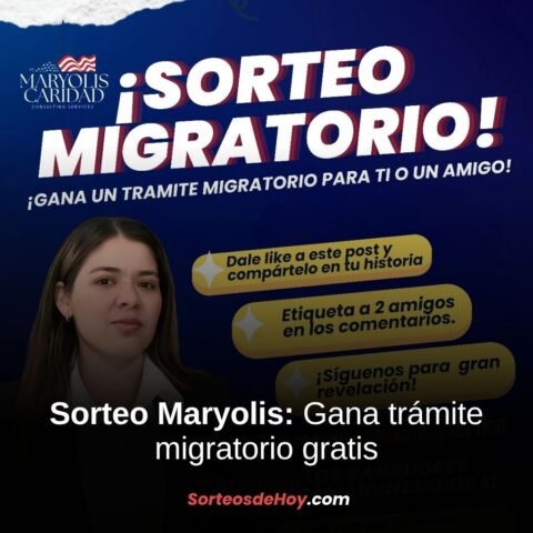 Sorteo Maryolis Caridad 2025: Gana un trámite migratorio gratis (Estados Unidos)