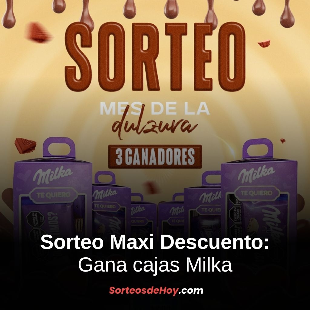 Sorteo Maxi Descuento 2025: Gana cajas Milka por la Semana de la Dulzura (Argentina)