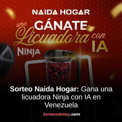 Sorteo Naida Hogar El juego del Calamar 2025: Gana una licuadora con inteligencia artificial (Venezuela)