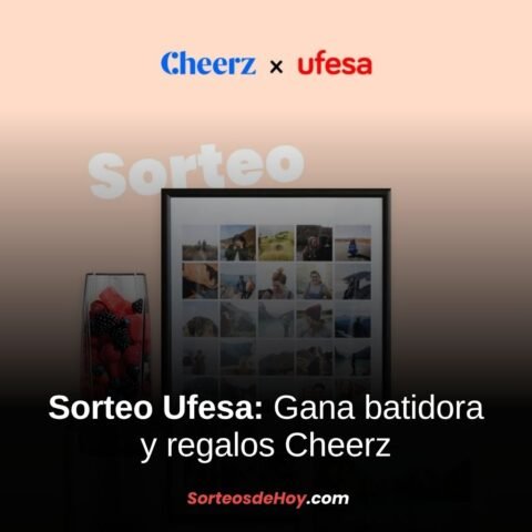 Sorteo Ufesa 2025: Gana una batidora Nutrimix + pack de regalos Cheerz (España)