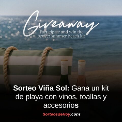 Sorteo Viña Sol 2025: Gana un kit de playa perfecto para el verano (España)