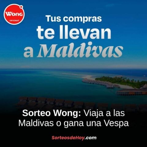 Sorteo Wong 2025: Viaja a las Maldivas o gana una Vespa (Perú)