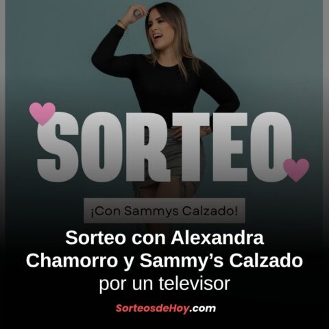 Sorteo Alexandra Chamorro 2025: Gana un televisor por la inauguración de Sammy’s Calzado (Nicaragua)